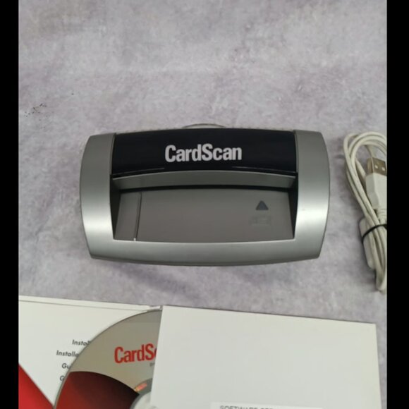 Corex Card Scan 700C Business Card Scanner w/ Cable & Disk - Picture 2 of 5